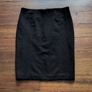 WHBM Perfect Form Black Pencil Skirt